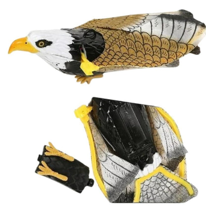 Realistic Flying Eagle Bird Toy with Spread Wings